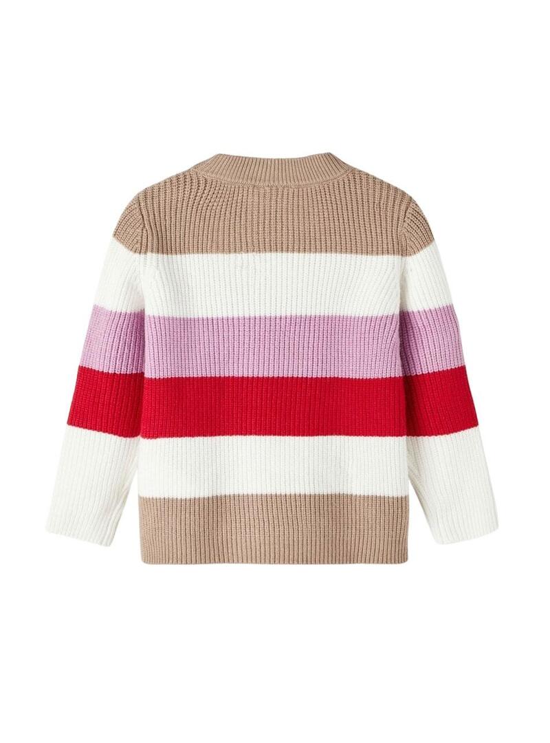 Pullover Name It Vajsa Marrone per Bambina