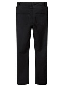 Pantaloni Name It Javi Solid Leggings Nero Bambina