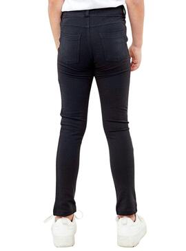 Pantaloni Name It Javi Solid Leggings Nero Bambina