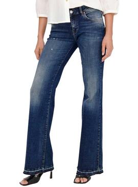 Jeans Only Tiger Flare Blu per Donna