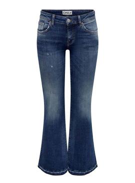 Jeans Only Tiger Flare Blu per Donna