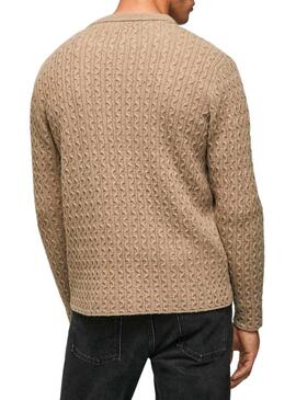 Pullover Pepe Jeans New Jules Beige per Uomo