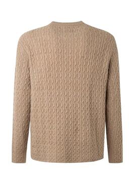 Pullover Pepe Jeans New Jules Beige per Uomo