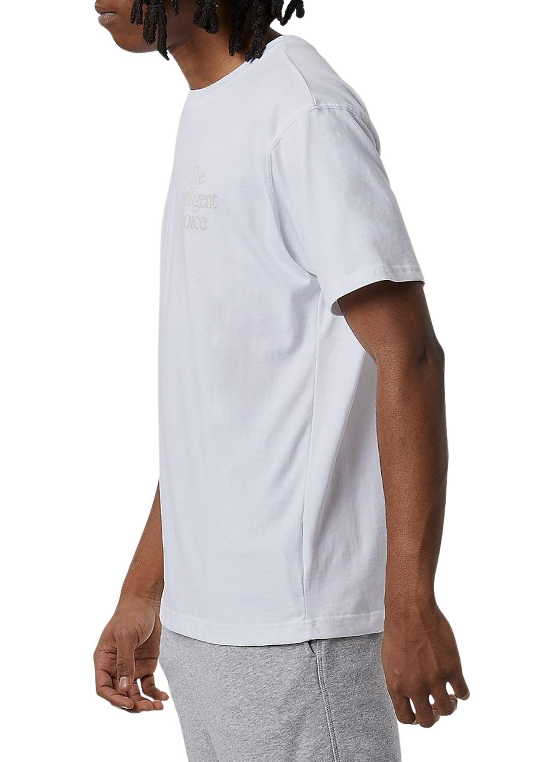 T-Shirt New Balance Intelligent Choice Bianco