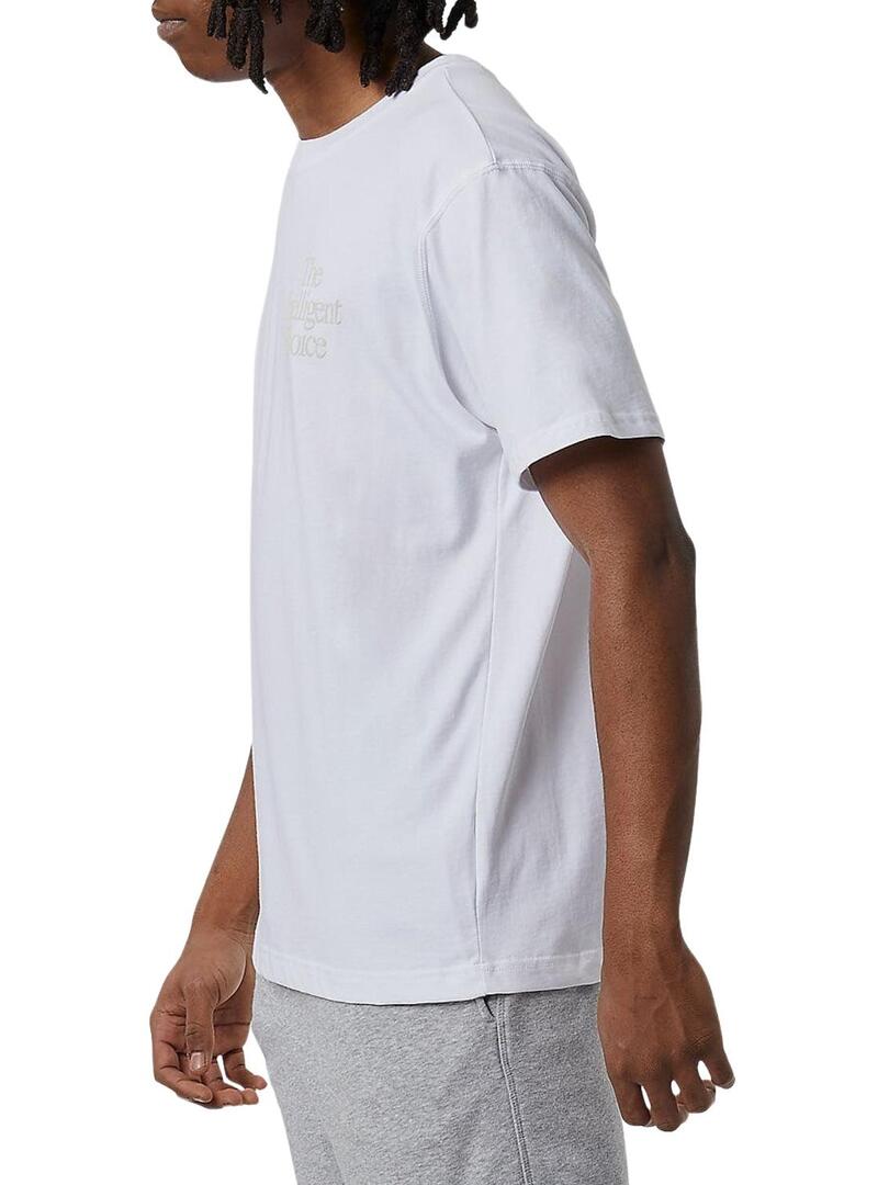 T-Shirt New Balance Intelligent Choice Bianco