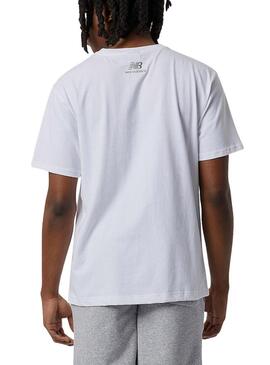 T-Shirt New Balance Intelligent Choice Bianco