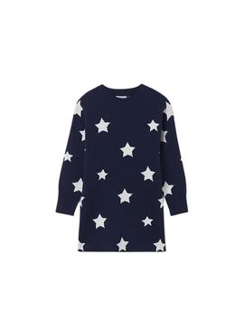 Vestito Mayoral Stelle Blu Navy per Bambina