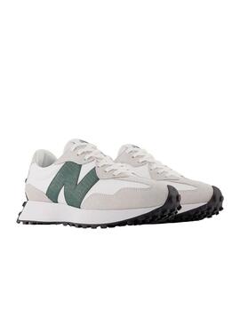 Sneakers New Balance 327 Bianco Verde per Donna