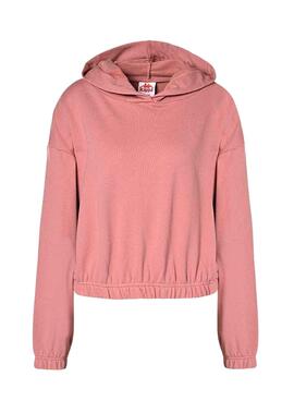 Felpa Kappa Vajolet Rosa per Donna