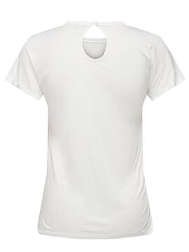 T-Shirt Only Emma Bianco per Donna