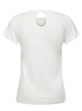 T-Shirt Only Emma Bianco per Donna