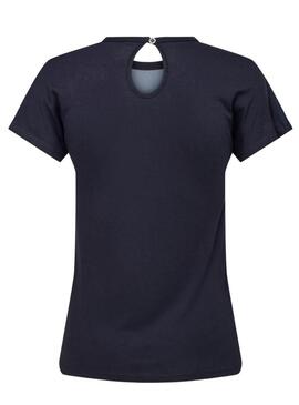 T-Shirt Only Emma Reg Blu Navy per Donna