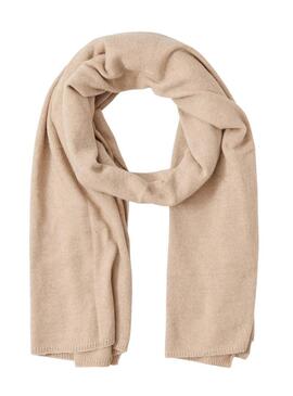 Sciarpa Pieces Debbie Lunga Beige per Donna