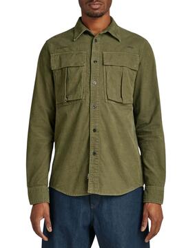 Camicia G-Star Submarine Verde per Uomo