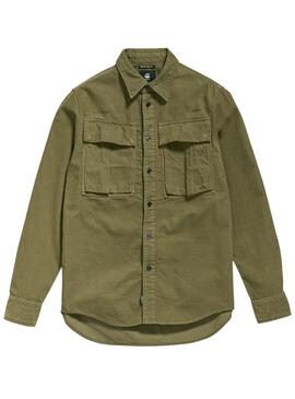 Camicia G-Star Submarine Verde per Uomo