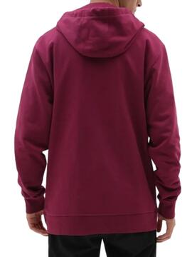 Felpa Vans Core Basic Bordeaux per Uomo