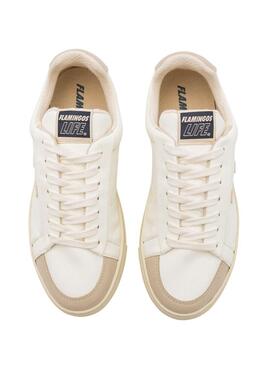 Sneakers Flamingos Life Classic Bianco anni '70