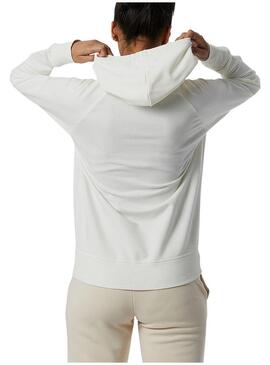 Felpa New Balance Essentials Bianco per Donna