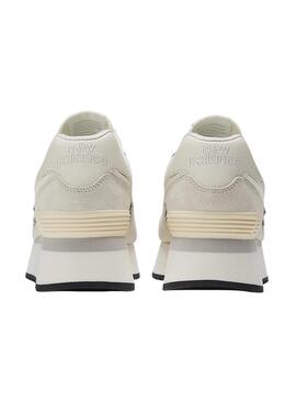 Sneakers New Balance 574 Beige per Donna