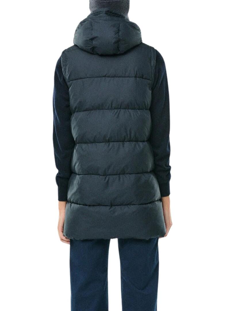 Gilet Ecoalf Marangu Nero per Donna