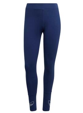 Leggings Adidas Trefoil Blu Navy per Donna