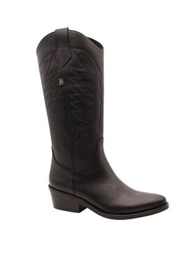 Stivale Cowboy Dakota Boots Nero per Donna