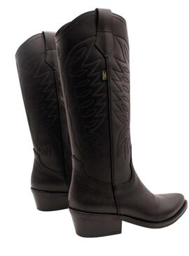 Stivale Cowboy Dakota Boots Nero per Donna