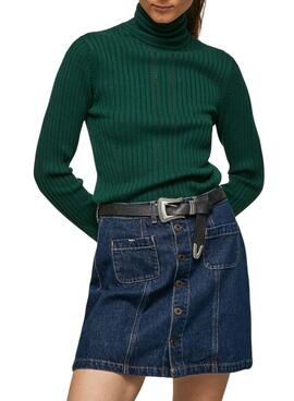 Pullover Pepe Jeans Dolcevita Bella Donna Verde