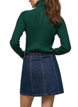 Pullover Pepe Jeans Dolcevita Bella Donna Verde