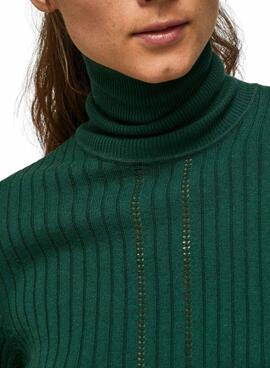 Pullover Pepe Jeans Dolcevita Bella Donna Verde