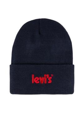 Cappello Levis Lan Poster Logo Blu Navy Unisex