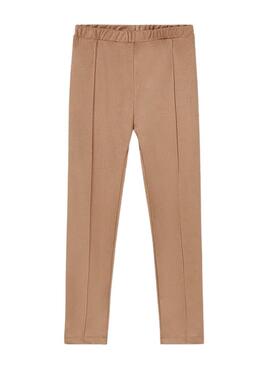 Leggings Mayoral Scamosciatolina Slim per Bambina Camel