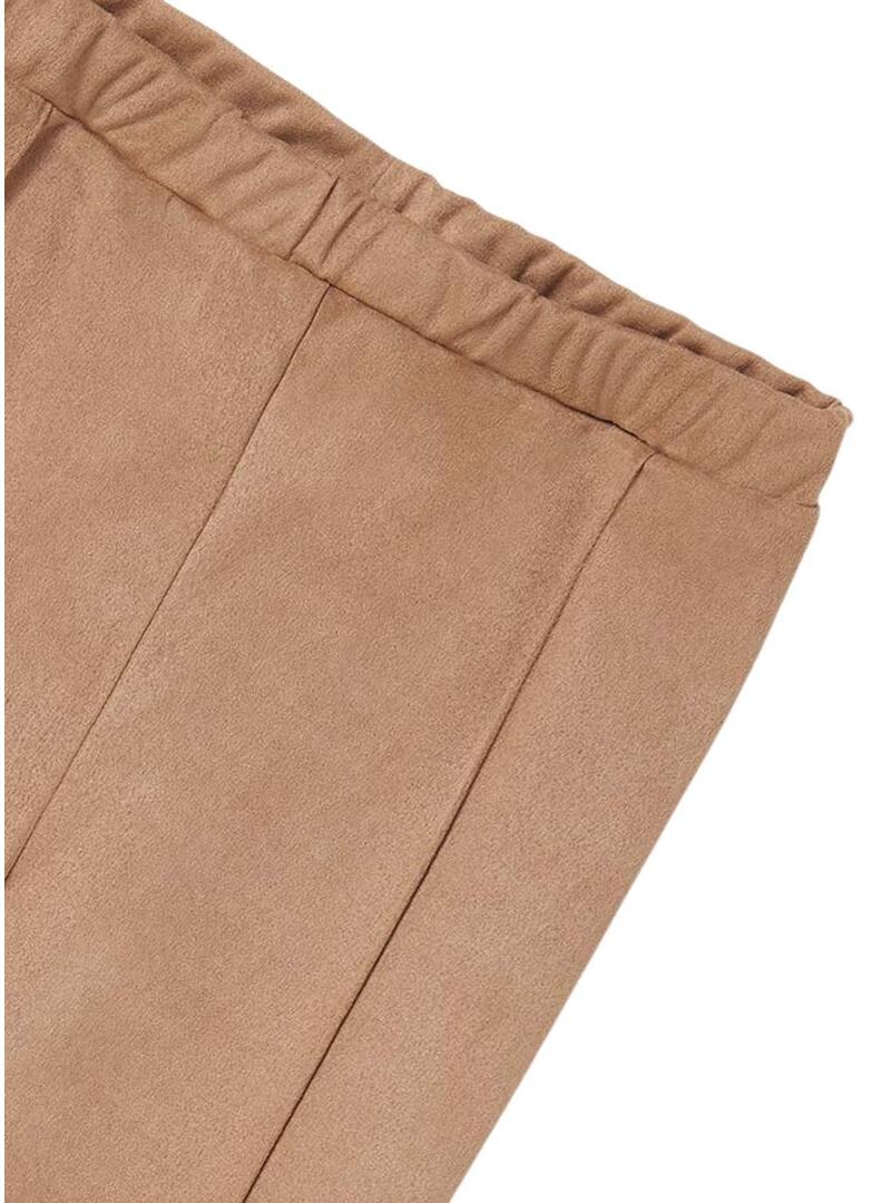 Leggings Mayoral Scamosciatolina Slim per Bambina Camel