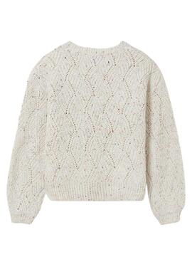 Pullover Mayoral Knitteds de Colore per Bambina Beige