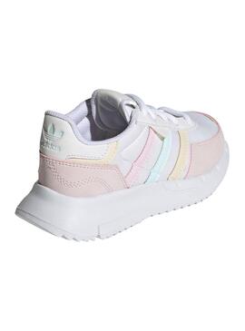 Sneakers Adidas Retropy F2 per Bambina Bianco