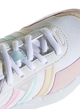 Sneakers Adidas Retropy F2 per Bambina Bianco