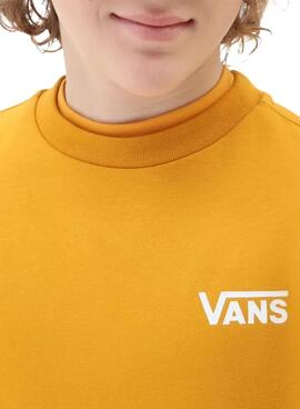 Felpa Vans Exposition Check per Bambino Giallo