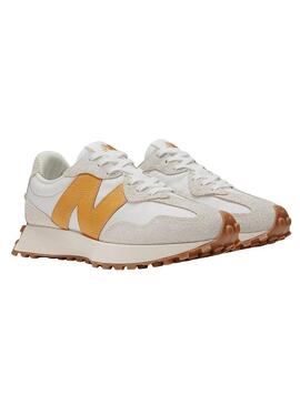 Sneakers New Balance 327 Bianco Verde per Donna