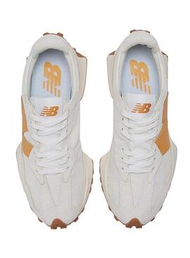 Sneakers New Balance 327 Bianco Verde per Donna