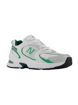 Sneakers New Balance 530 Bianco e Verde Uomo
