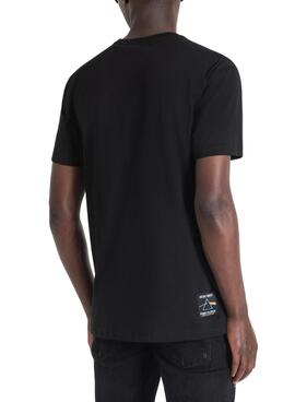 T-Shirt Antony Morato Pink Floyd Uomo Nero