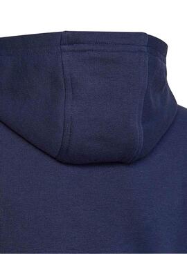Felpa Adidas Trefoil per Bambino e Bambina Blu Navy
