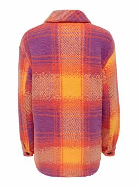 Overshirt Only Britt Quadri Donna Multicolor