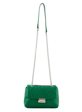 Borsa Pieces Nulla Imbottito per Donna Verde