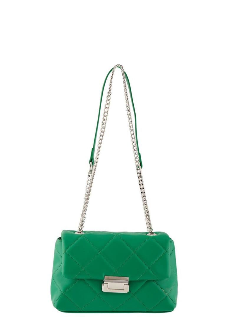 Borsa Pieces Nulla Imbottito per Donna Verde