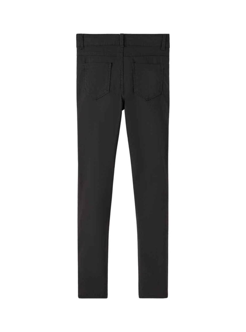 Pantaloni Name It Polly Skinny Fit per Bambina Nero