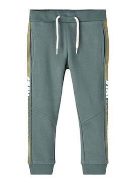 Pantaloni di Tuta sportiva Name It Vamilton Bambino Verde