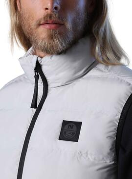 Gilet North Sails Sci Imbottito Uomo Grigio
