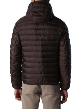 Giacca North Sails Cappuccio Skye Uomo Marrone