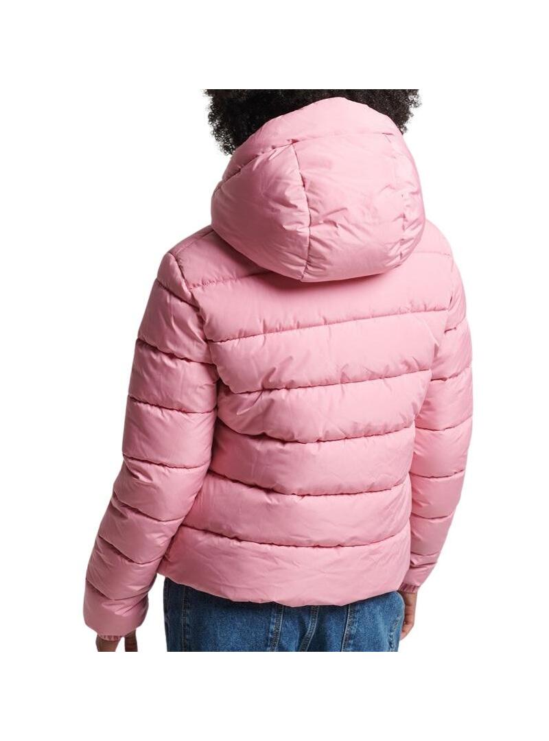 Giacca Superdry Spirit Puffer per Donna Rosa